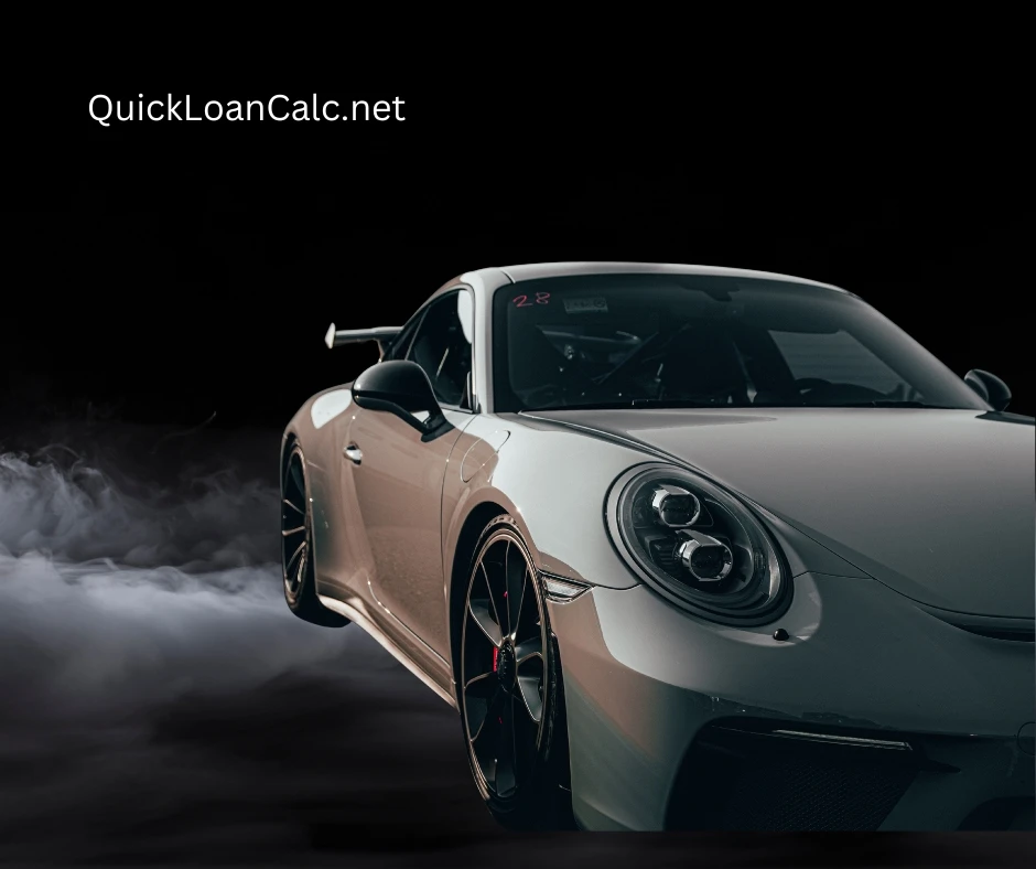 Example of a $200,000 car loan calculation with estimated monthly payments