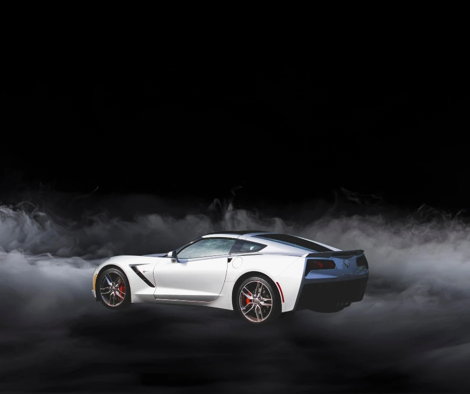Car loan calculator tool showing $45,000 vehicle financing example and payment calculation