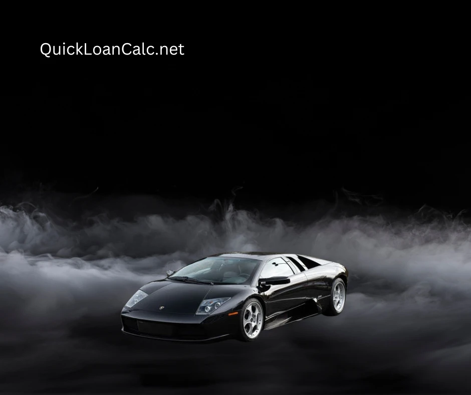 Example of a $500,000 car loan calculation with estimated monthly payments