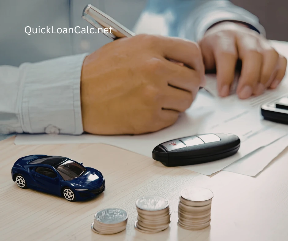 Car loan calculator hub page showing auto loan planning, payment estimation, and vehicle financing tools